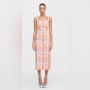 Hill House Iris Dress - Floral Block Stripe